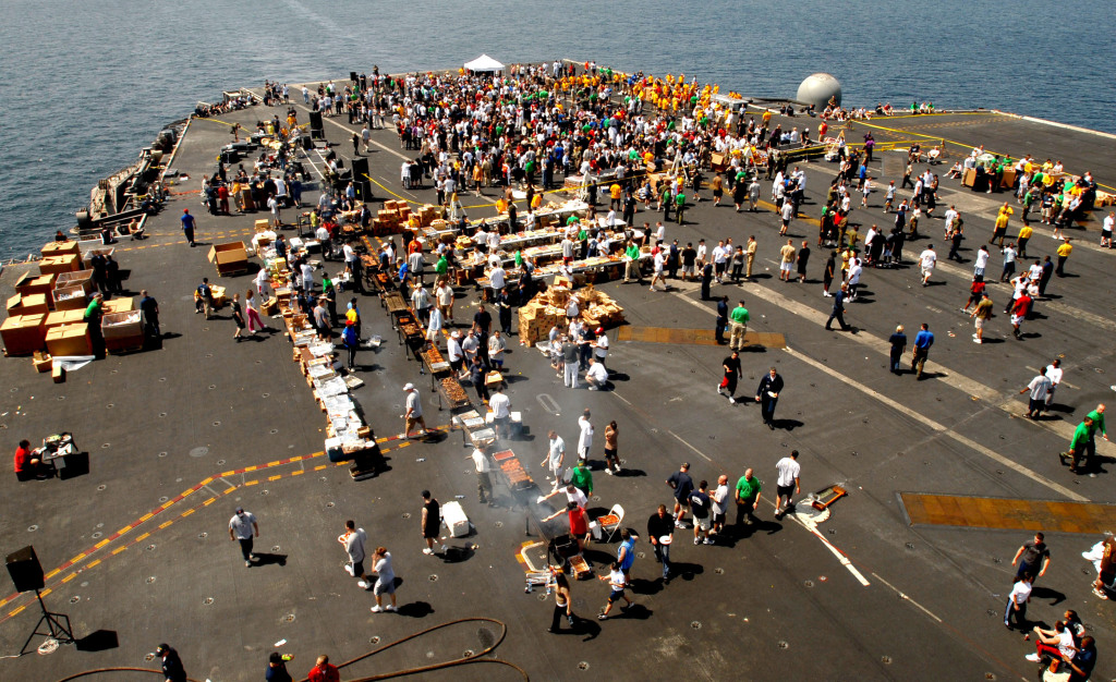 070314-N-7780S-265 Steel beach picnic photo