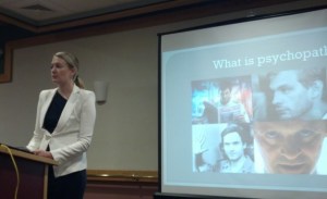 Arin presenting research - Author provided image