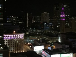 Downtown Denver at night - author provided image