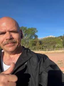 Selfie of Duane giving a thumbs-up